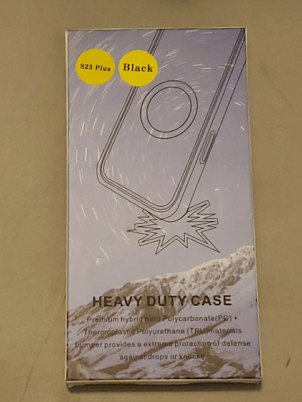 Samsung Galaxy S23 Plus Black 360 Phone Case Full Body Screen Protector